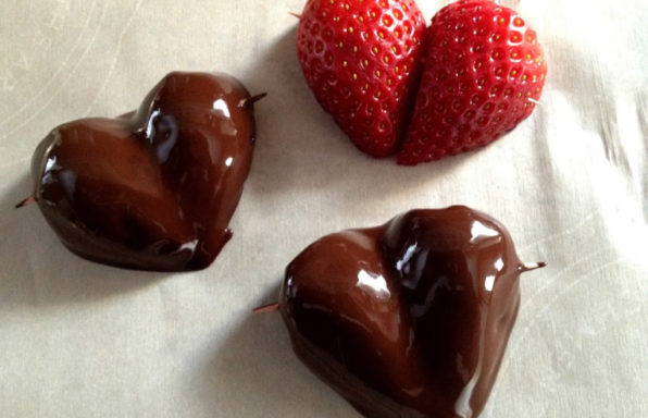 receta muy facil de postre con chocolate para san valentin