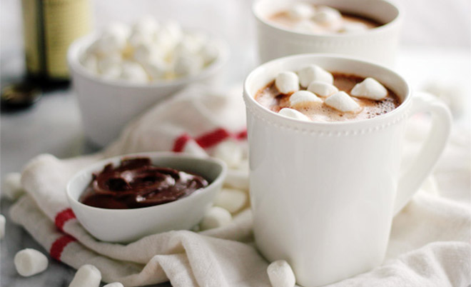 Le chocolat chaud au nutella