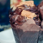 Cupcake et couverture au chocolat