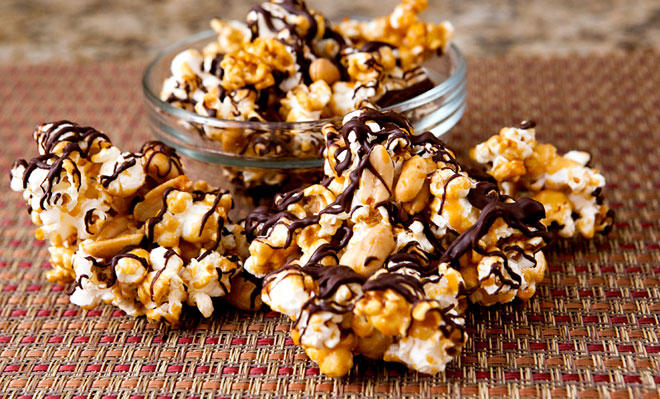 Popcorns choco caramel