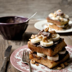 french toast recipe with chocolate and banana