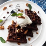 chocolate brownie waffles recipe