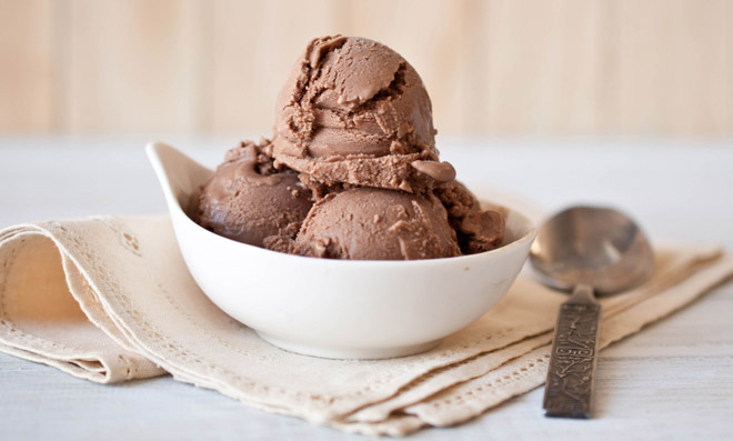 recipe for homemade vegan chocolate ice cream