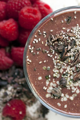 chocolate raspberry smoothie recipe