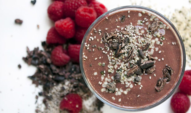chocolate raspberry smoothie recipe